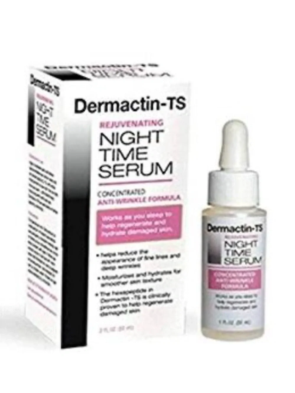 Rejuvenating Night Time Serum - White & Pink 1oz